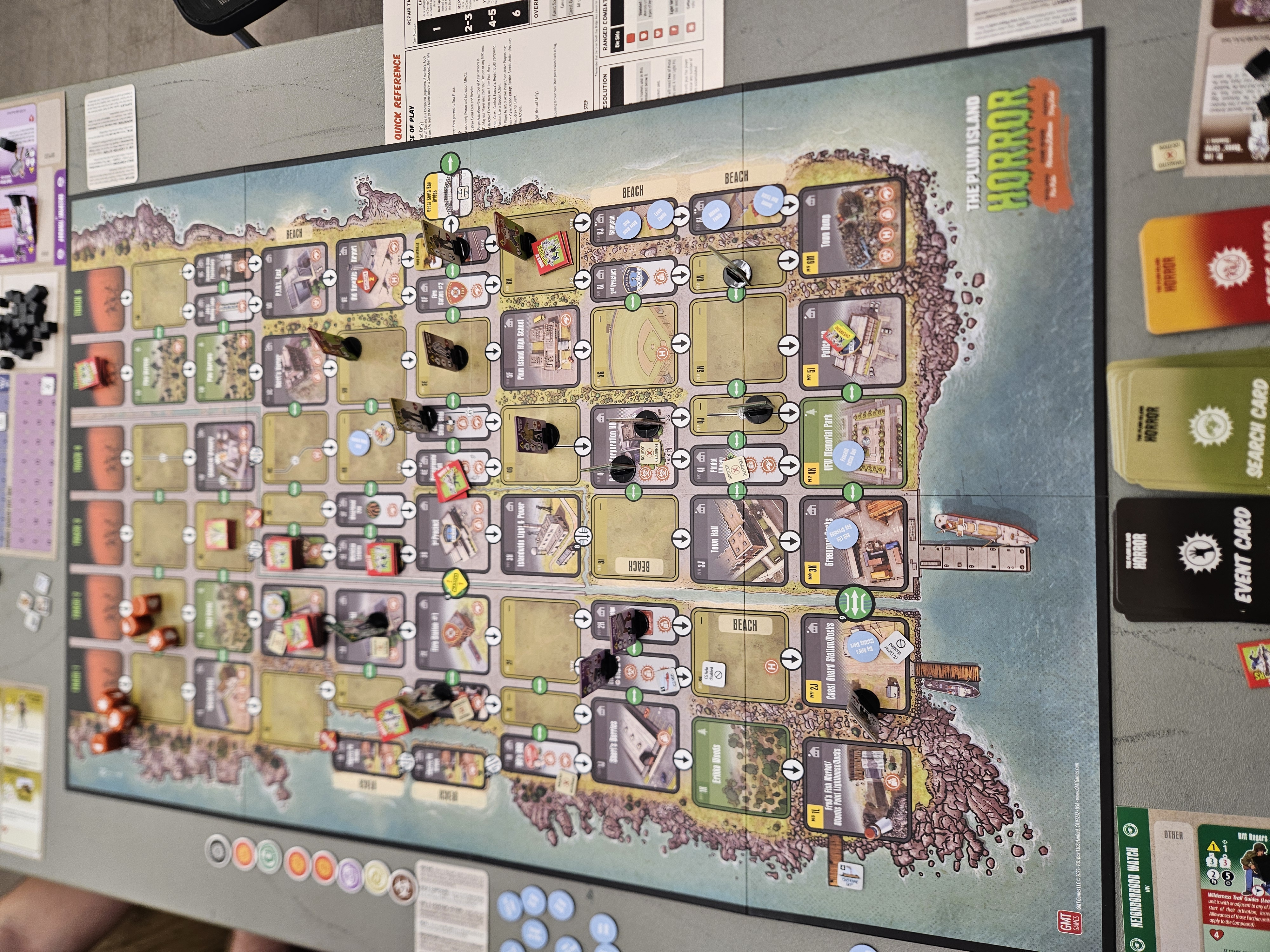 Plum Horror board